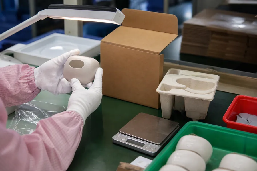 Final inspection and packaging review at the factory