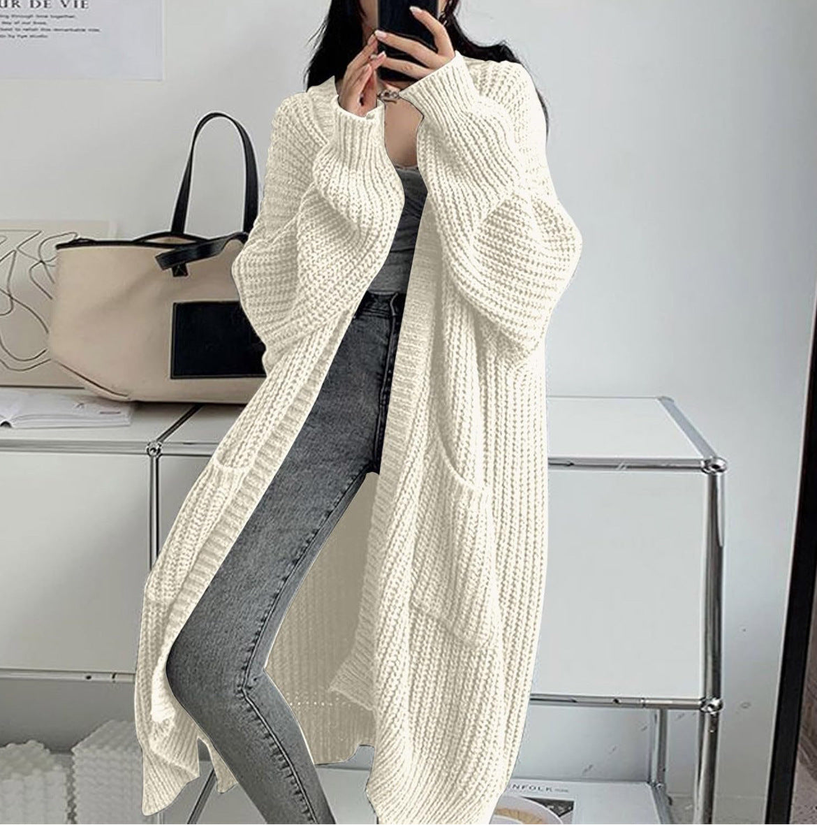 LUXOVIBE™ Idle Style Loose Thick Knitted Coat For Women