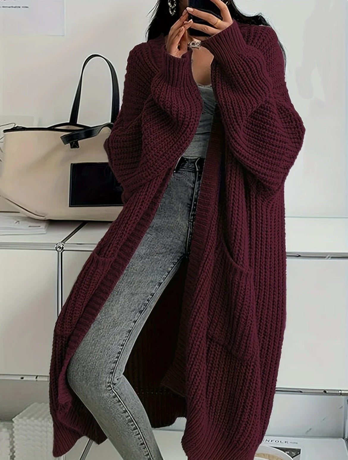 LUXOVIBE™ Idle Style Loose Thick Knitted Coat For Women